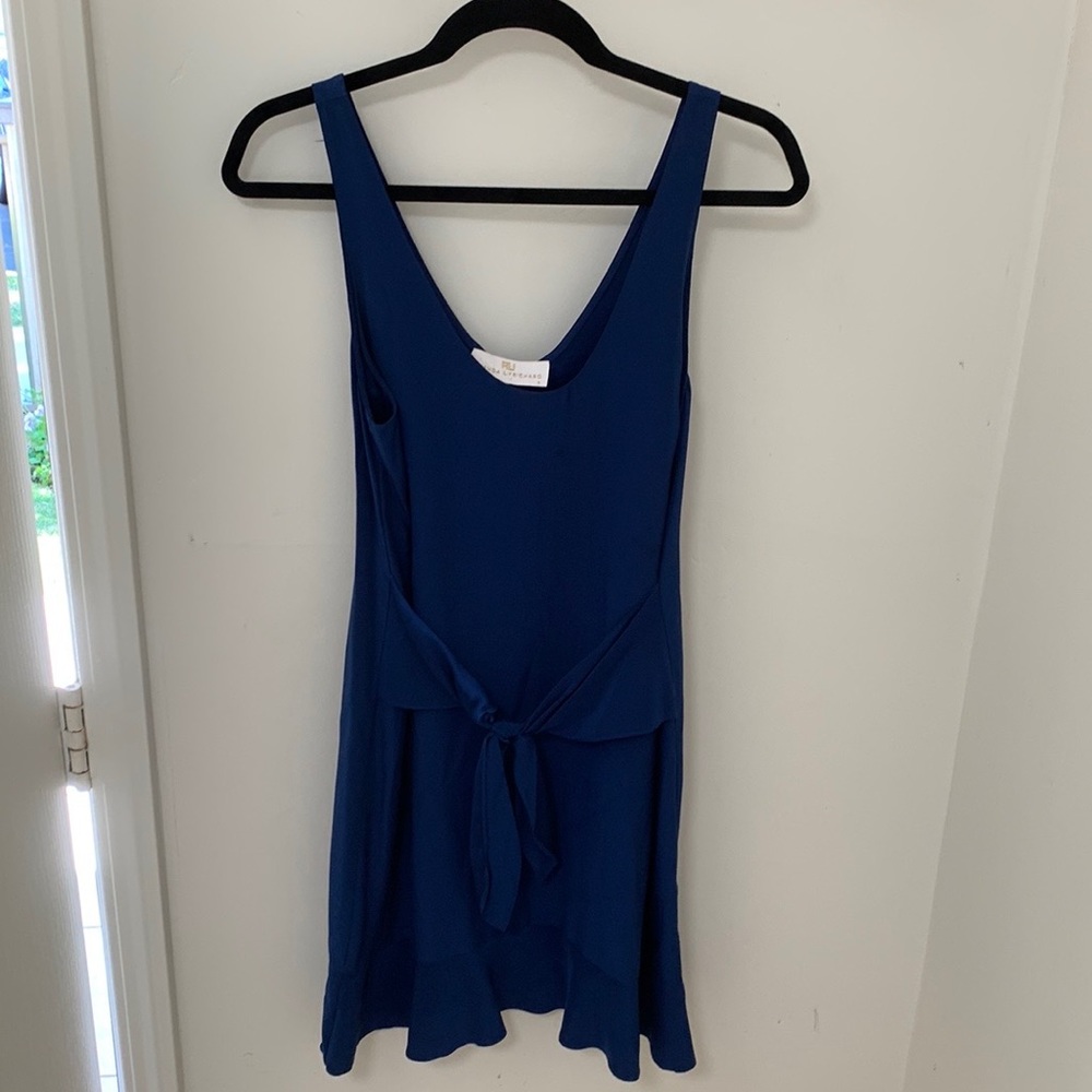 Amanda Uprichard Blue Slip Dress